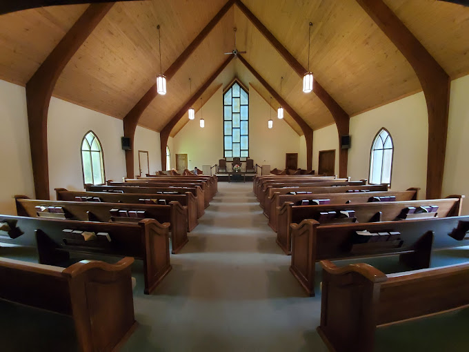 Interior of Friendship Primitive Baptist Church